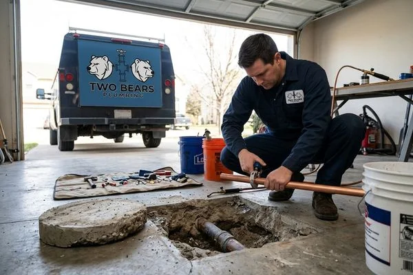 Leak Detection & Pipe Repair work example 3